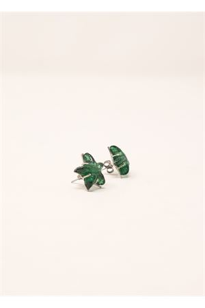 Green earrings with star Preziosi di Capri | FMR025VERDE SCURO